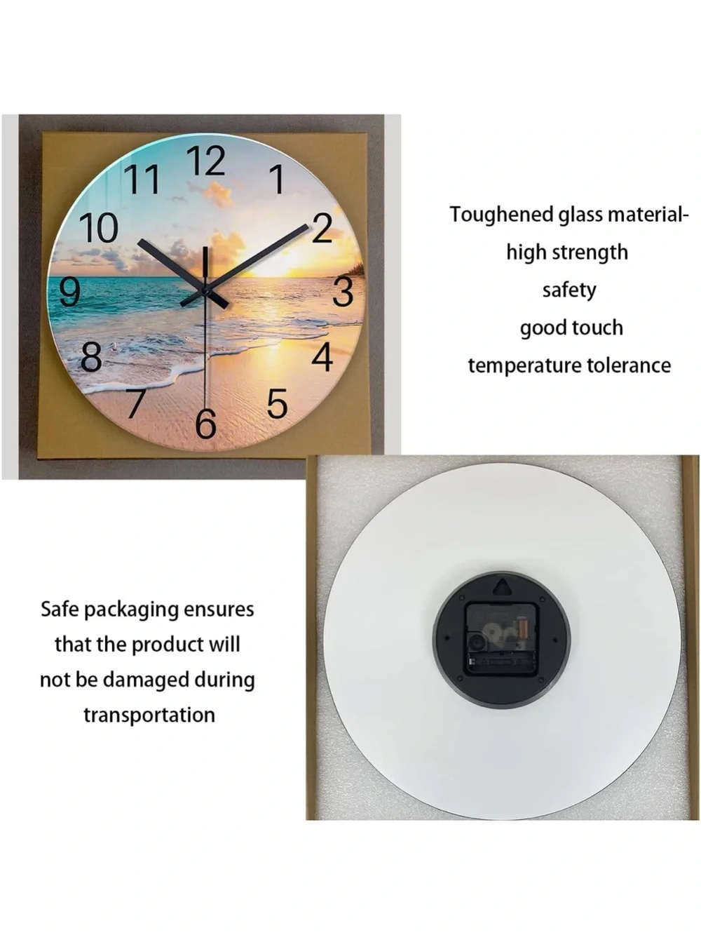 Beach Sunset Wall Clock